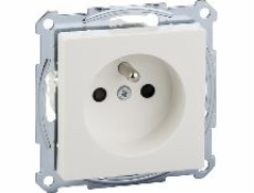 Schneider Electric Single Nest Merten System M Z/U 16A IP20 s předpisy polární bílé (MTN2500-0319)