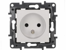 Legrand Nilee Krok 2p+z Power Socket, automatické třmeny, s výňatkem z hliníku 863333