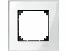 Schneider Electric Single Frame Merten M-Elegance Glass Brilliant White (MTN404119)