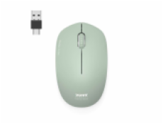 PORT CONNECT Wireless COLLECTION, bezdrátová myš, USB-A a USB-C dongle, 2.4Ghz, 1600DPI, olivová