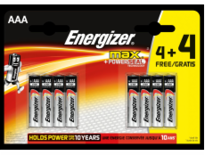 Baterie mikrotužka alkalická Energizer MAX / blistr
