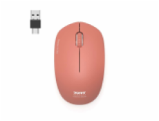 PORT CONNECT Wireless COLLECTION, bezdrátová myš, USB-A a USB-C dongle, 2.4Ghz, 1600DPI, cihlová