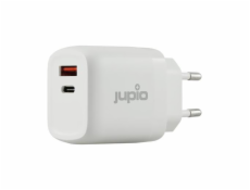 Adaptér Jupio Dual USB GaN Charger 30W - zásuvka/USB + USB-C