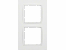 Hager Polo Berker/B.7 Double Frame White Mat 10126919