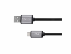 Kabel KRUGER & MATZ KM1239 Basic USB - USB-C 1m