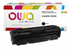 OWA Armor toner kompatibilní s Canon CRG-055H BK, 7600st, černá/black