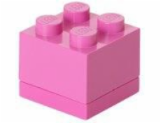 LEGO Mini Box 4 pink, Aufbewahrungsbox