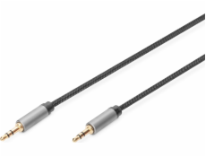 Zvukový kábel zvukový minijack stereo typu 3,5 mm/3,5 mm m/m nylon 3m