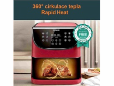 Cosori CP158-AF PREMIUM – horkovzdušná digitální fritéza, red