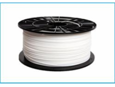 Filament PM tisková struna/filament 1,75 ABS-T bílá, 1 kg