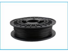 Filament PM tisková struna/filament 1,75 Rubberjet TPE32 - černá 0,5 kg