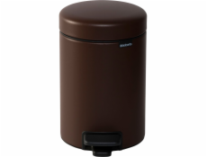 Brabantia Pedal Bin Newicon 3 L Mineral Cosy Brown