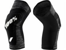 100% Chrániče kolien 100% RIDECAMP Knee Guard sivý vres čierny veľ. L (NOVÉ)