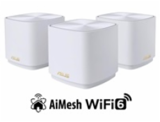 ASUS ZenWiFi XD4 Plus 3-pack white Wireless AX1800 Dual-band Mesh WiFi 6 System