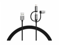 Varta Speed Charge & Sync Kabel 3in1 USB-A auf Light./Mic./USB-C