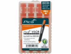 Pica VISOR permanent Ersatzminen -Sets, fluo-orange