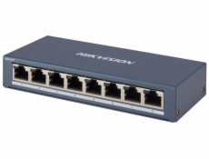 HIKVISION switch DS-3E0508-E(B)/ 8x port/ 10/100/1000 Mbps RJ45 ports/ 16 Gbps/ napájení 5 VDC, 1 A