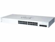 Cisco switch CBS220-24T-4X, 24xGbE RJ45, 4x10GbE SFP+ - REFRESH