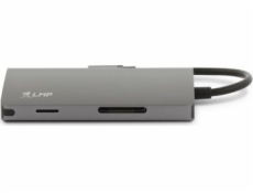 LMP 8 Port USB-C mini Dock space šedá