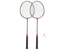 Spokey BADMNSET1 Sada na badminton - 2 x raketa, košíček, obal