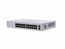 Cisco switch CBS110-24T, 24xGbE RJ45, 2xSFP (combo with 2 GbE), fanless - REFRESH