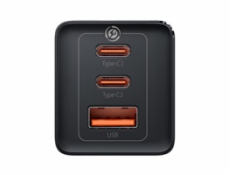 Baseus GaN5 Pro rychlonabíjecí adaptér 2x USB-C + USB-A 65W černá
