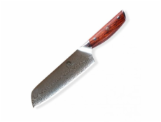 Nůž Dellinger Santoku 7  (175mm) Rose-Wood Damascus