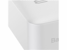 Baseus Bipow powerbanka s digitálním displejem 30000mAh 15W bílá