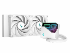 DEEPCOOL vodní chladič LT520 / 2x120 mm fan / ARGB / Intel i AMD bílý