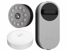 EZVIZ chytrý dveřní zámek + klávesnice + HUB (A3)/ Bluetooth 3.0/ černo-šedý