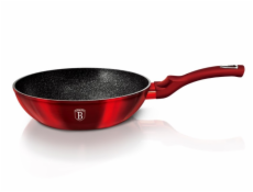 BERLINGERHAUS Wok s mramorovým povrchem 28 cm Burgundy Metallic Line BH-1267