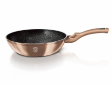 BERLINGERHAUS Wok s mramorovým povrchem 30 cm Rosegold Metallic Line BH-6171