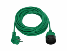 Elgotech zahradní prodlužovací kabel 1 zásuvka bez uzemnění 20 m 2 x 1 mm zelená