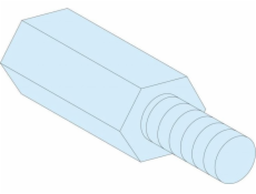 Schneider Electric Prisma Plus, System G a P, 4 Hexagonal Spacers, M6, H 55 mm LVS03197