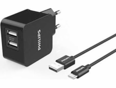 Philips 2x USB-A 3A nabíječka (28689)