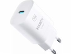 3mk cestovní nabíječka HARDY Charger 33W, GaN 1x USB-C (PD) pro Apple, bílá