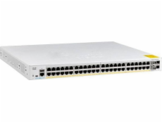 Přepínač Cisco Cisco Catalyst C1000-48P-4X-L síťové propojení Spravovaný L2 Gigabit Ethernet (10/100/1000) Podpora PoE Šedá