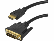 Kabel Maclean HDMI - DVI-D 2m czarny (MCTV-717)