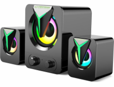 Esperanza EGS107 Speakers 2.1 USB LED 5 W Black