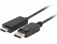 Lanberg CA-DPHD-11CC-0018-BK cable gender changer DisplayPort HDMI Black