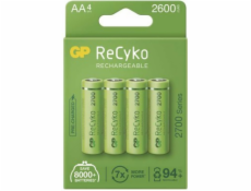 GP ReCyko NiMH 2600 mAh 2700 series 1032224270 GP ReCyko+ AA 2700 mAh 4ks 1032224270 2700 series NiMH 2600 mAh