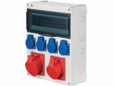 Elektro-Plast RS-12 mod 4x2p+s 3p+n+s 16a 3p+n+s 32a IP44 šedou (6210-01)