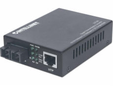 Intellinet Network Solutions Media Fiber Optic Converter Converter Gigabit Ethernet Singles (507349)