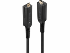 Kabel Lindy Lindy 38321 Hybridní HDMI 2.0 18G Optický optický optický kabel s vyměnitelným/odpojeným zástrčkou HDMI a DVI - 20m