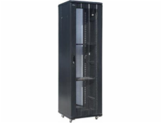 Q-lantec SS-42U-800-1000-01-C server cabinet 42U 800x1000 perforated steel front door FLAT PACK