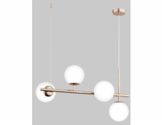 Alpha Vinci White Hanging Lamp Hanging Lamp 4-bodová zlata 63083 Alpha