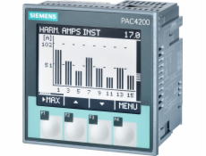 Siemens Analizator parametrów sieci z licznikiem pac4200 LCD 22-65VDC vin: max.500/289V 45-65Hz x/1A lub x/5A AC 7KM4211-1BA00-3AA0