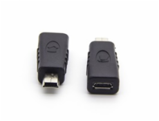 PremiumCord USB redukce USB2.0 Micro B - USB2.0 Mini 5PIN (F/M)