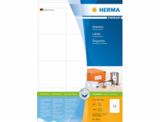 Herma Premium Labels 4617, A4, White, 70 x 67,7 mm, matný papír, 2400 ks (4617)