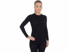 Brubeck Dámská dlouhá -sleeved Active Wool Black M (LS12810)